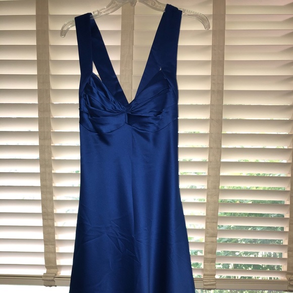 royal blue 50s dress